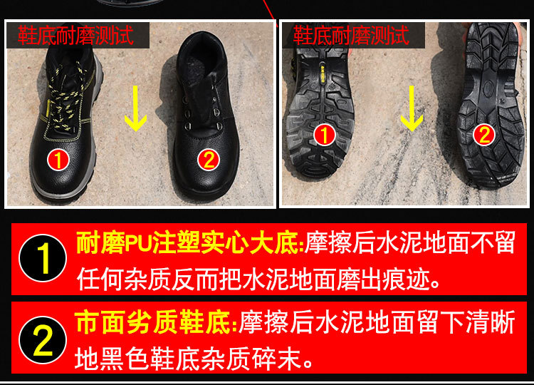 Chaussures de sécurité - Dégâts de pression statique - Ref 3404985 Image 18