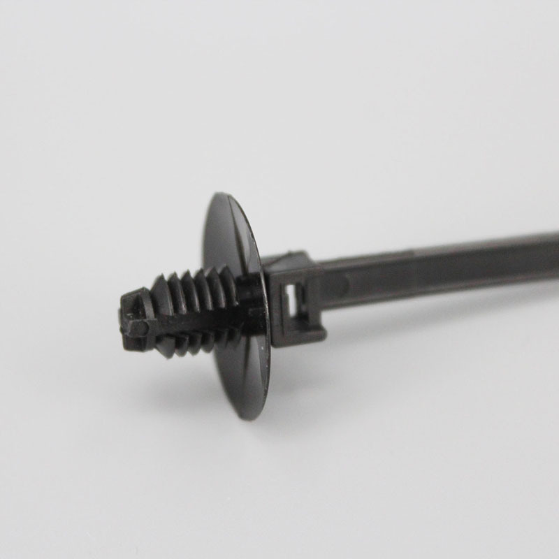 厂家批发 螺纹插销扎带 塑料汽车卡扣捆绑带 100条/包 5*170mm