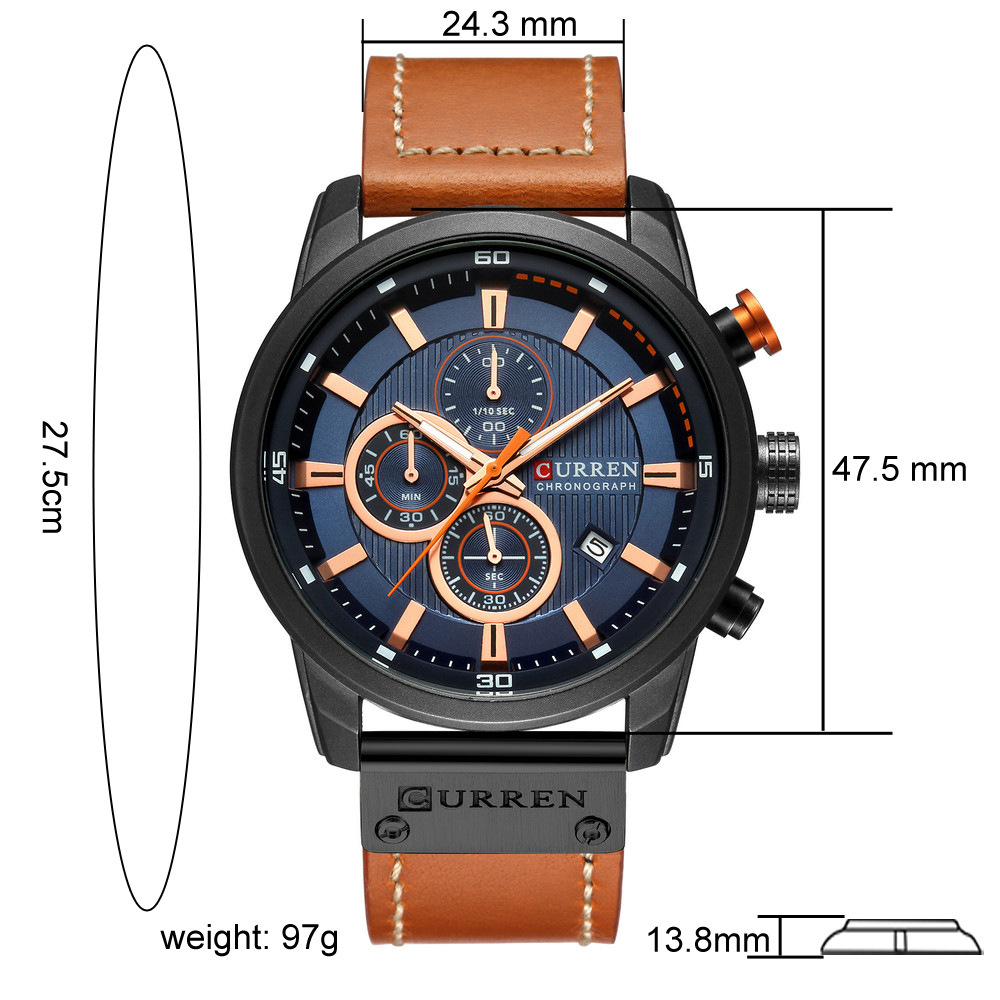 Six-Needle Calendar Watch