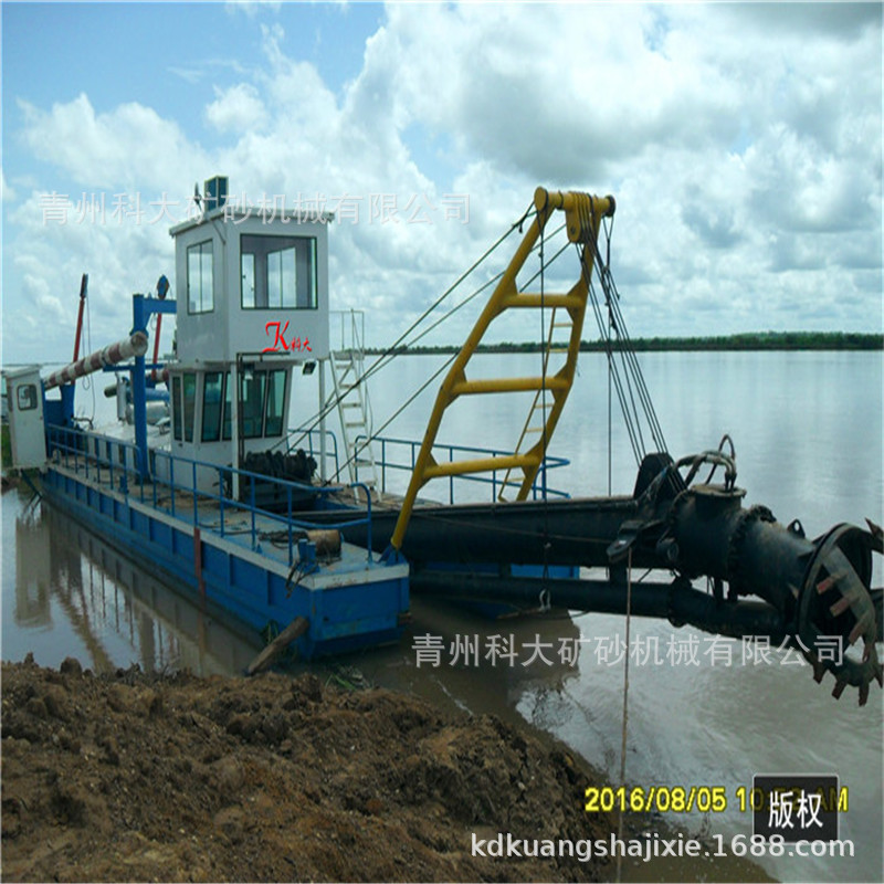 治理河道中的淤泥设备 绞吸式抽沙泥船 12寸挖泥船厂家