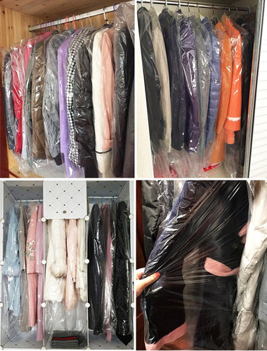 60*120 clothes dust cover, dry cleaning shop disposable hanging bag, clothing store clothes dust cover, suit cover