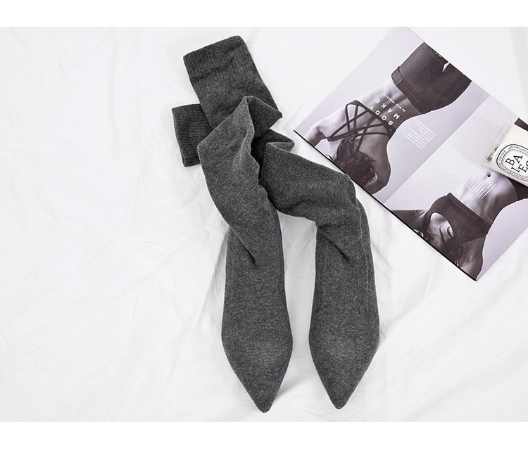 Bottes femme BU SHIQI en Tricot - Ref 3354973 Image 26