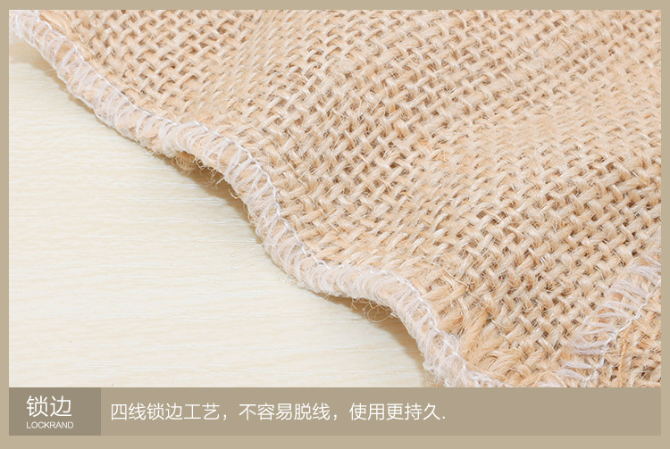 批发定制天然原色黄麻袋 五谷杂粮礼品包装 黄麻拉绳