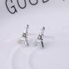 Earrings, gift box, plastic jewelry, Korean style, wholesale