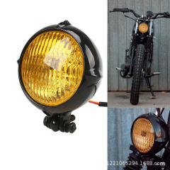 Motorcycle accessories 3.5-inch motorcycle modified retro headlight electric car cool black headlight headlight
