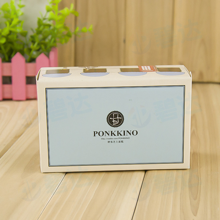 厂家制作烘焙蛋糕食品包装盒 方形纸盒 量大价优可加印刷logo设计