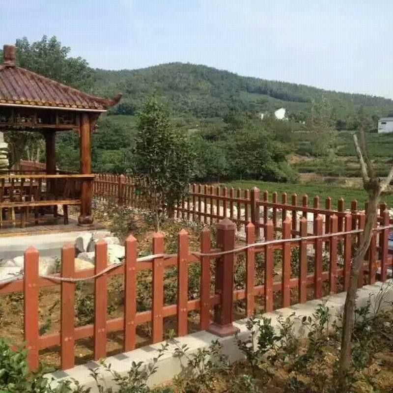 花园别墅PVC护栏 草坪围栏 学校PVC塑钢护栏 市政塑料栏杆