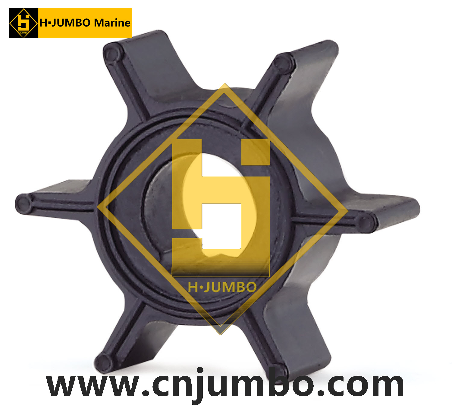 Tohatsu东发水泵橡胶叶轮HJB-P-149replace369-65021-1/2-6hp