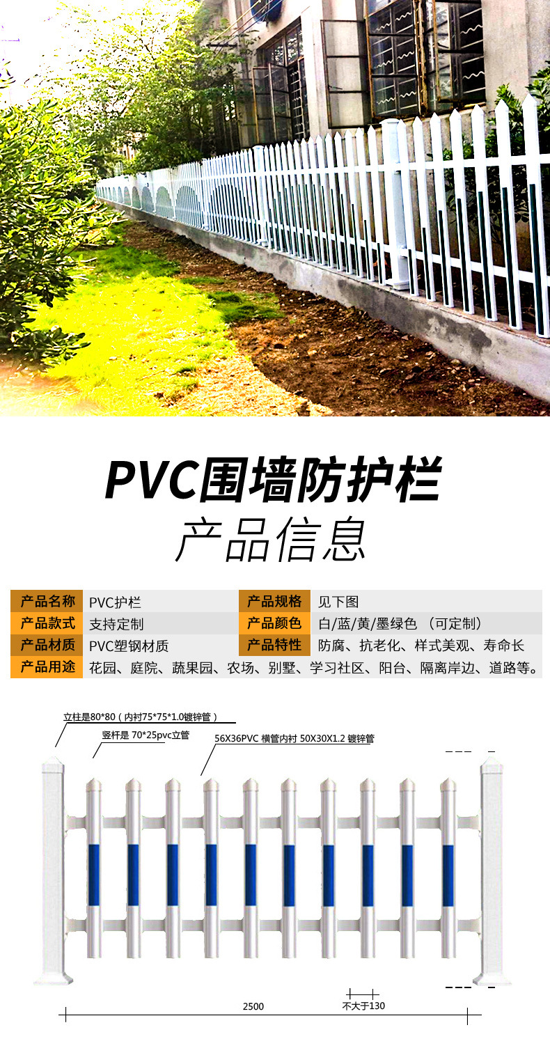 PVC围墙护栏_01