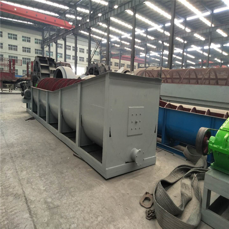 Guangdong large single spiral sand washing machine cobblestone fine sand double twisted dragon sand washing machine full set of equipment manufacturers