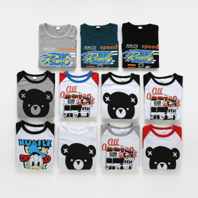 2018 Europe and America Cross border Children's clothing summer new pattern Children's clothing Short sleeved Children's clothing Cartoon pattern Manufactor wholesale