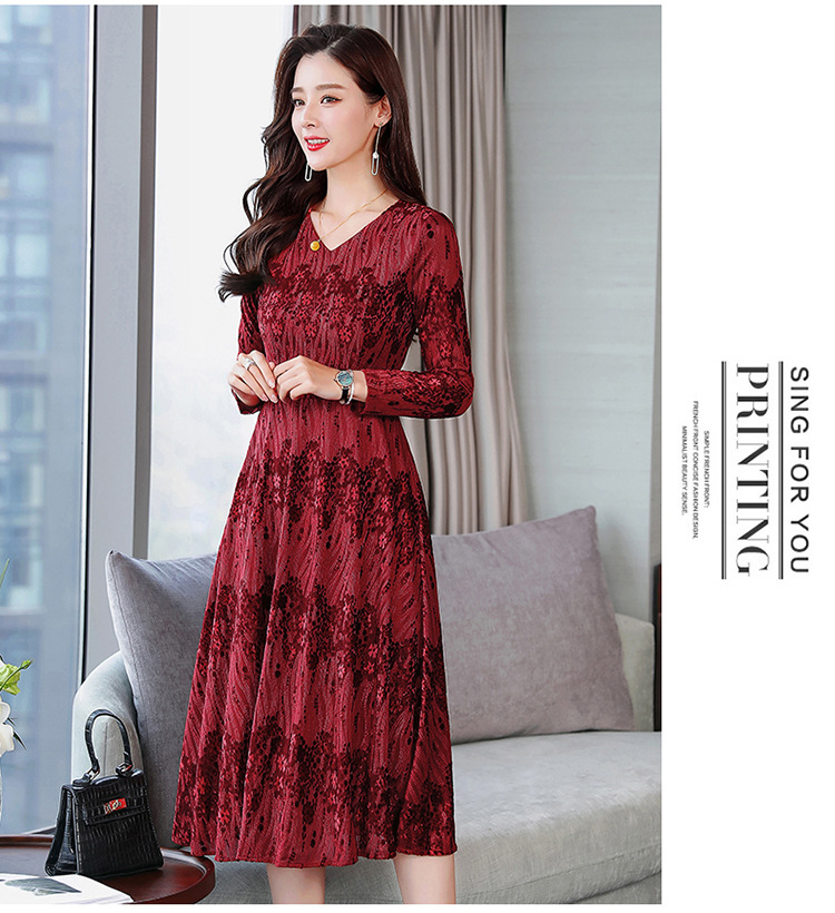 Robe femme en Velours d or - Ref 3327148 Image 17