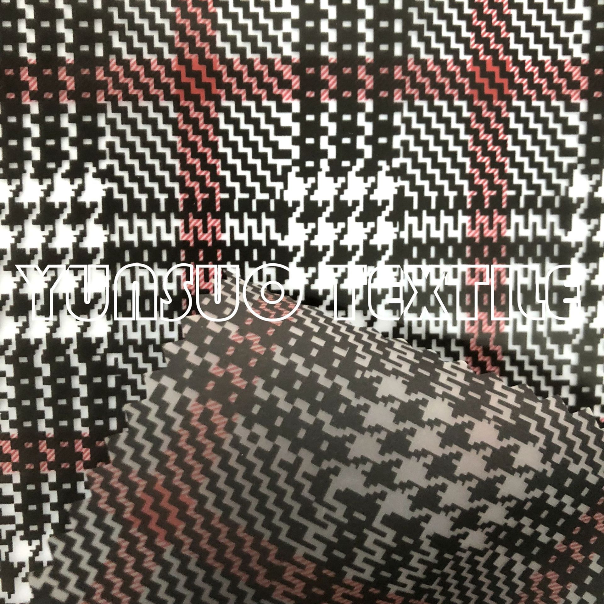 千鸟格印花TPU膜 聚氨酯防水雨衣风衣雨伞TPU面料可高频 欧洲出口