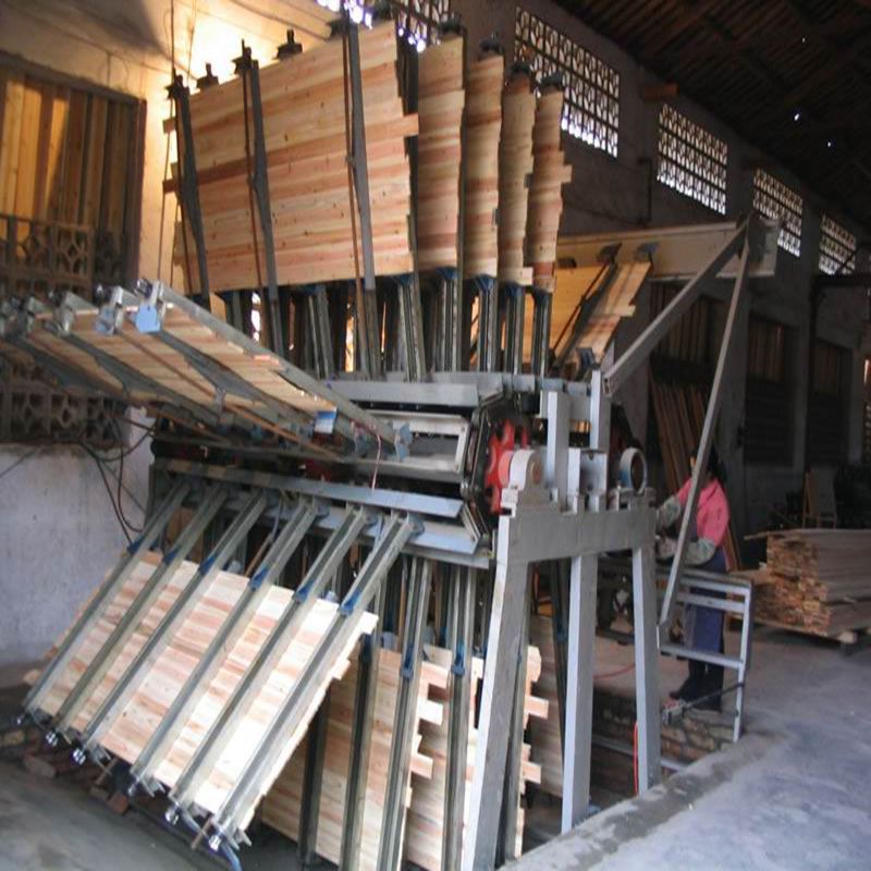 拼板机木工机械全自动实木拼板机风车式油压气动翻板机接木机