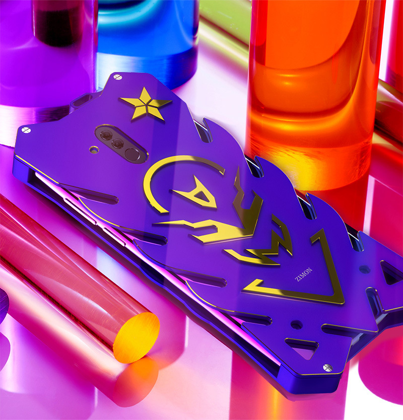 SIMON New THOR II Aviation Aluminum Alloy Shockproof Armor Metal Case Cover for Huawei Mate 20 Lite & Huawei Maimang 7