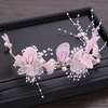 Headband, starry sky with butterfly, earrings, props suitable for photo sessions, accessory for bride, wholesale