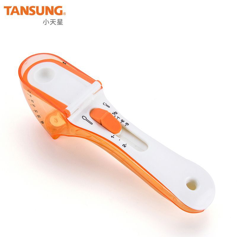 Graduation Adjustable Measuring spoons Plastic baking Measuring spoon magnet Adjustable Flavor Measuring spoons kitchen Gadgets