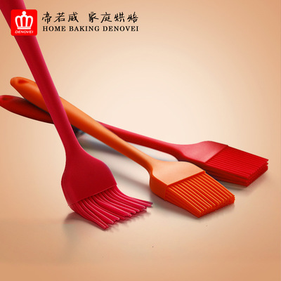 帝若威壹體矽膠刷蛋糕油刷耐高溫燒烤刷料理蜜汁食品刷烘焙工具