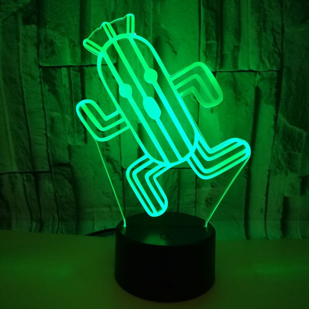 Cactus 3D Lamp