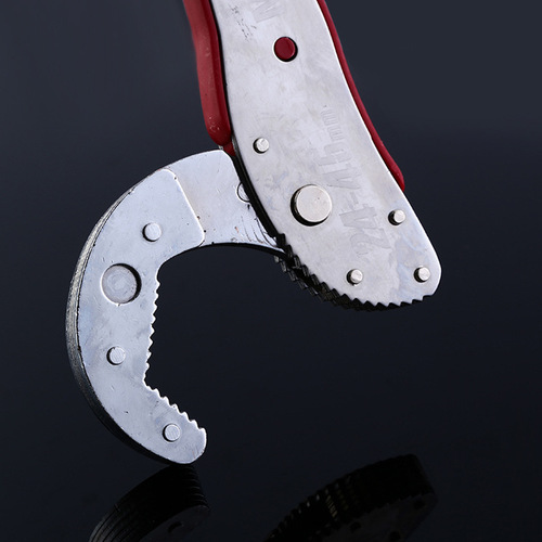 Magic wrench multi-function wrench quick pipe pliers large opening dual-purpose adjustable wrench pipe pliers with spring Korean model
