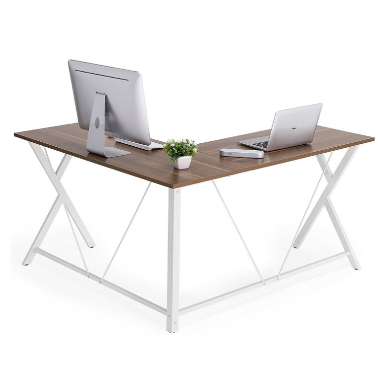 现代创意转角电脑桌台式家用办公桌单人拐角书桌直角写字台经济型