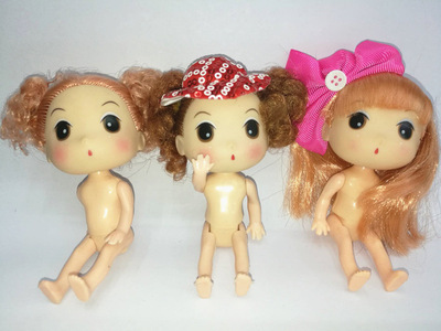 迷糊娃娃蛋糕裸娃素体15cm巴比生日蛋糕烘培钥匙扣大头娃娃|ms