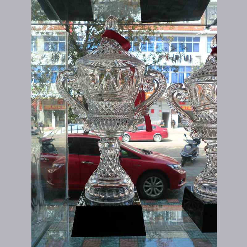 crystal trophy年会颁奖纪念创意雕刻水晶金属玻璃奖杯奖牌公司-阿里巴巴
