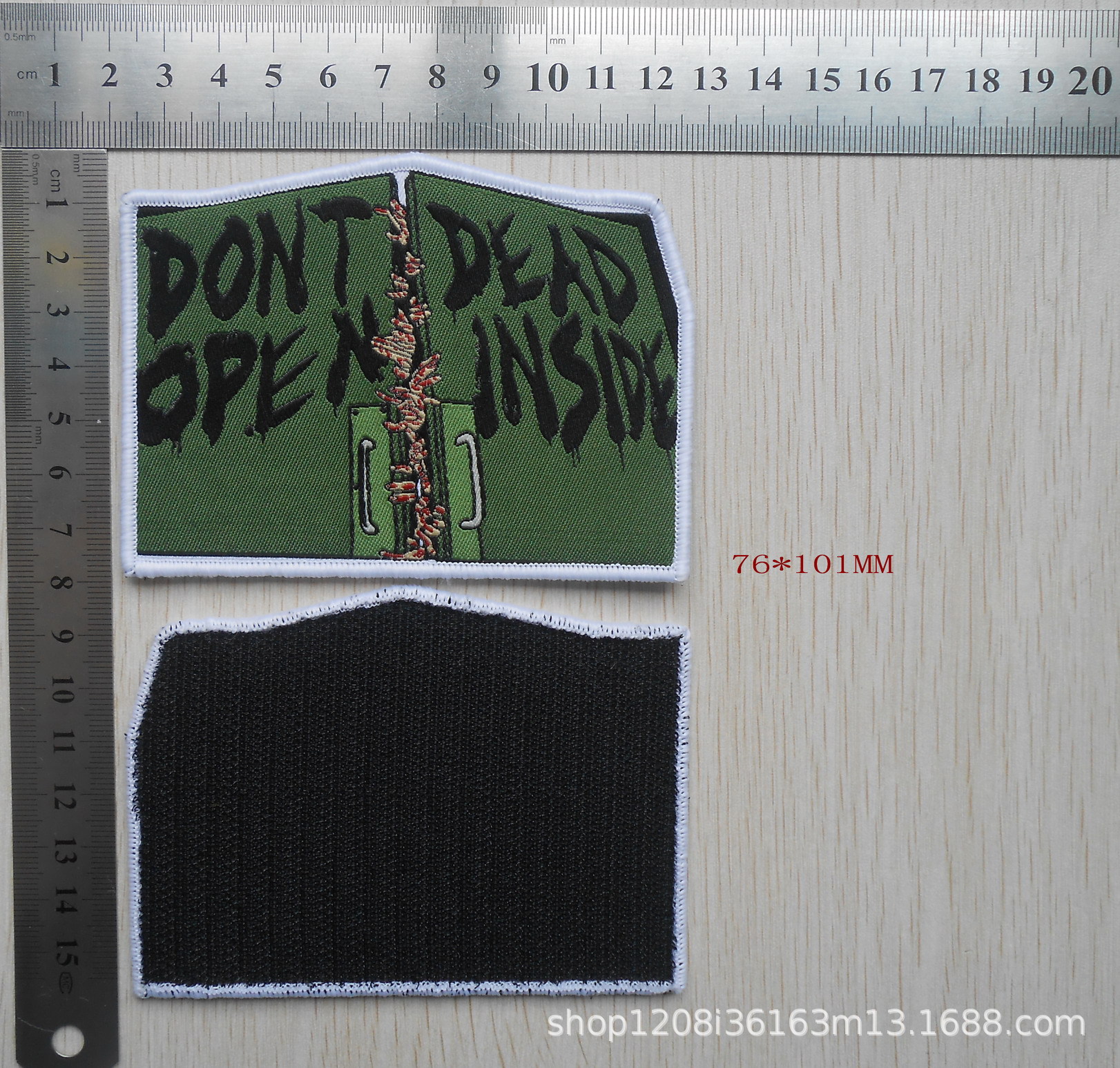 外贸直销工厂加工 织麦章布标贴布多款图案可选多种形状60-1