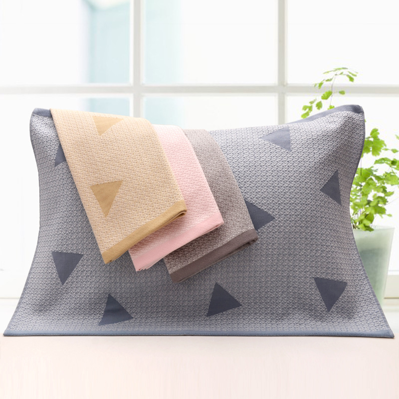 Large Gauze pure cotton Pillowcase comfortable Fabric art Pillowcase adult lovers Pillowcase Return ceremony gift Pillowcase student Pillowcase