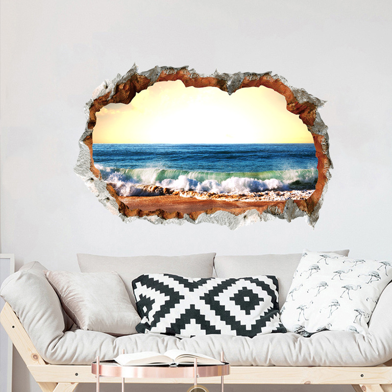 New Simple Hole Landscape Wall Sticker display picture 28