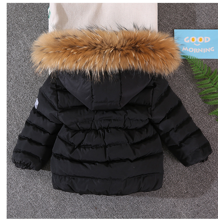 毛领羽绒服短款 (10)