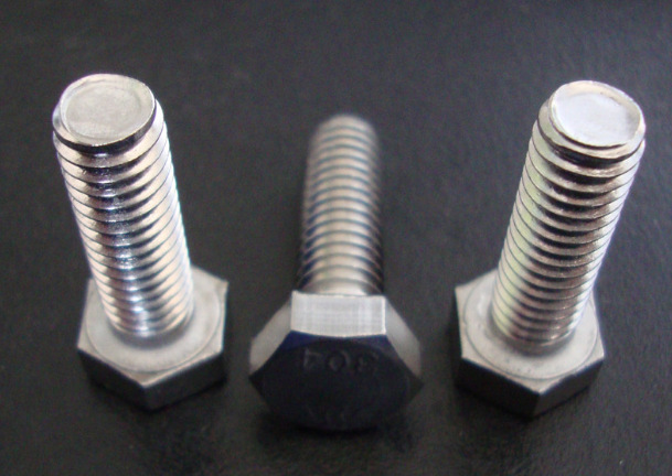 304不锈钢美制外六角螺丝1/4-20外六角螺栓