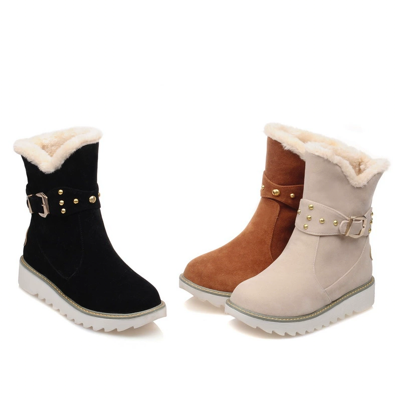 Winter belt, buckle for leisure, low boots