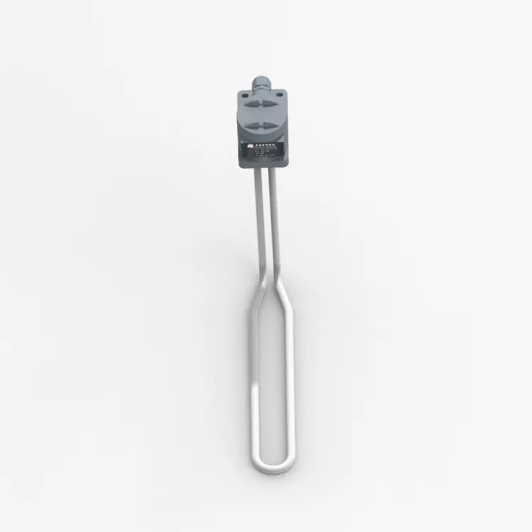 铁氟龙发热管380V2000W电镀L型耐酸碱液体电加热管耐腐速热耐高温