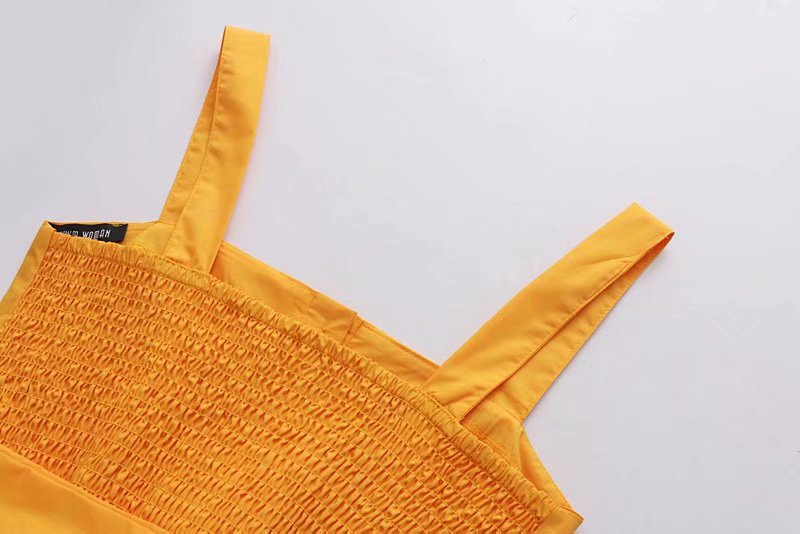 Cotton Fashionskirt(Yellow-S) NHAM4396-Yellow-S