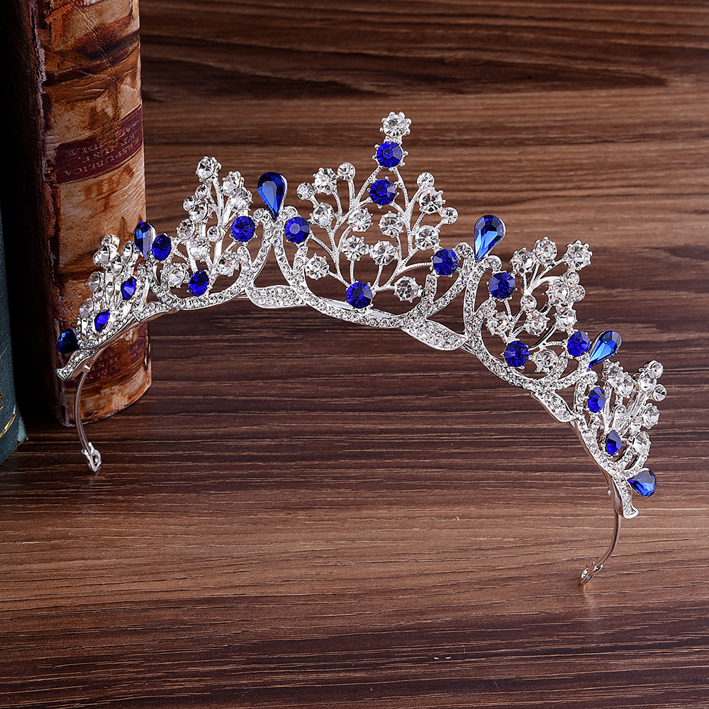 Fashion Crown Alloy Inlay Rhinestones Crown 1 Piece display picture 7