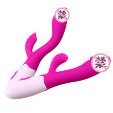 wholesale silica gel Penis Clitoris Vibrating spear simulation G made for females Massage stick interest Supplies