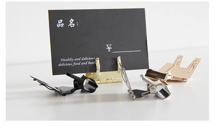金属标签夹,翼型夹,标价夹,价签牌