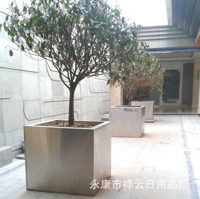 Manufacturers to provide Various Specifications high quality Stainless steel Tree Pool customized Boutique Flower pot Container Stainless Steel Products