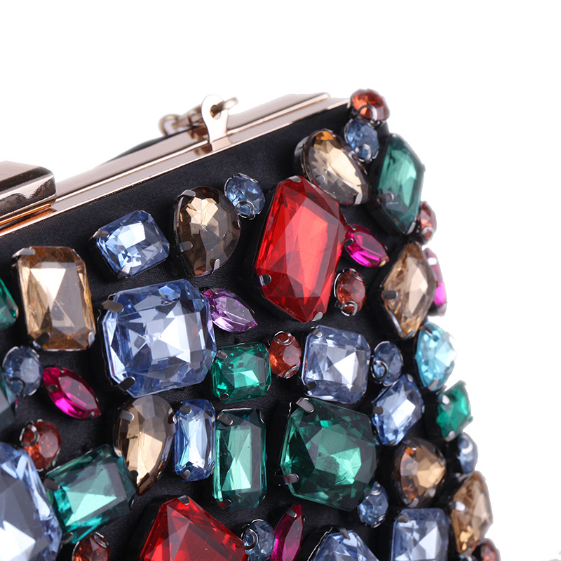 Bolso De Banquete De Noche De Diamantes De Colores Europeos Y Americanos display picture 14