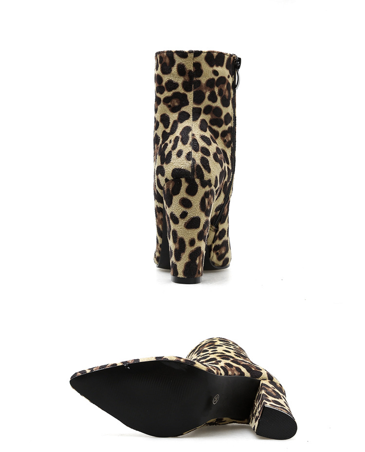 new snake-print fashion short boots  NSHU35144