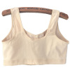 Cotton wireless bra, tank top, thin supporting underwear, for middle age, plus size