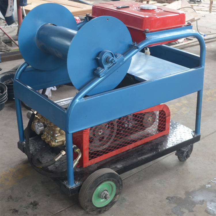 18Mpa gasoline-driven high-pressure cold water cleaning equipment Zhengzhou Guangyuan property sewer dredging machine 18Mpa gasoline-driven high-pressure cold water cleaning equipment Zhengzhou Guangyuan property sewer dredging machine