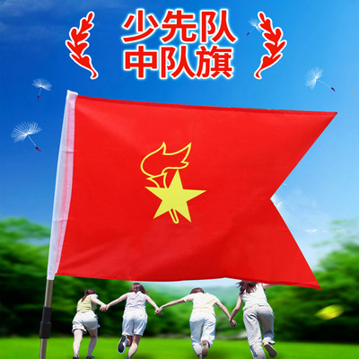 Manufactor Direct selling Young Pioneers The team Battalion The pennant Small pennants School Swear an oath wholesale