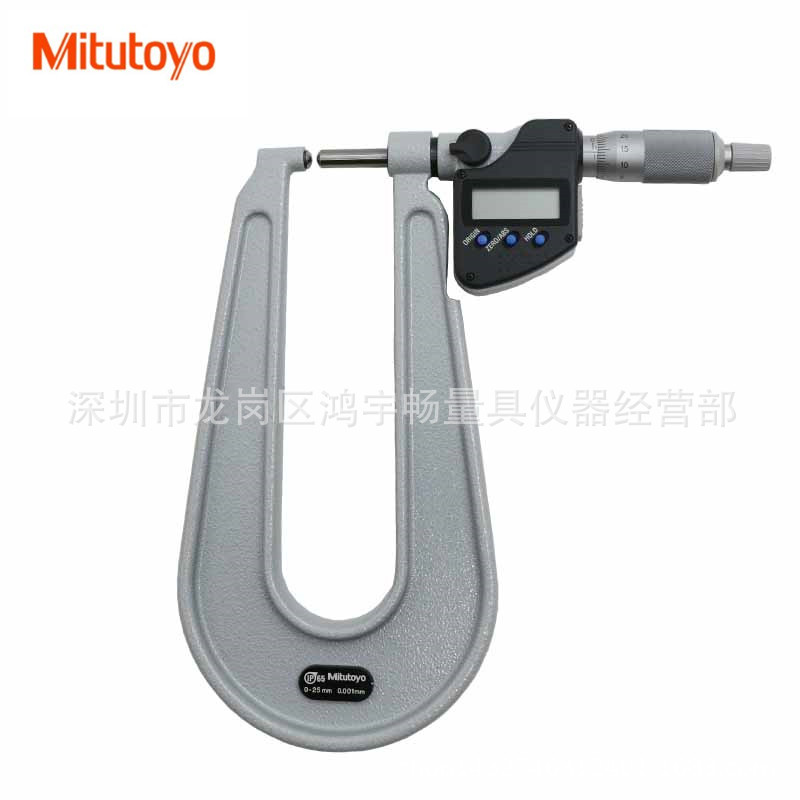 日本三丰数显板材千分尺389-251/389-351（0-25*0.001）深160
