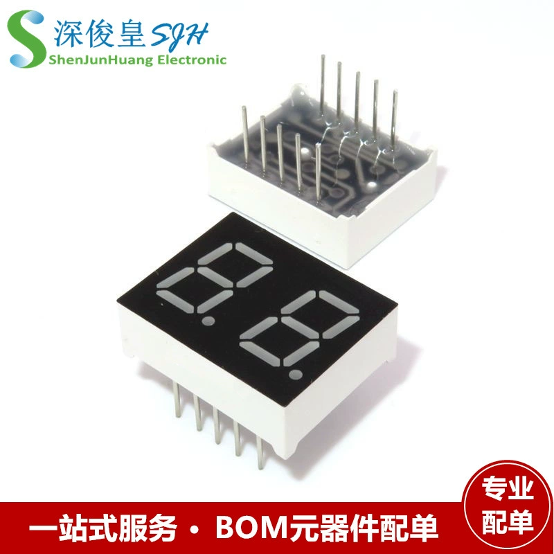 Цифровая трубка 0,4 дюйма 2-цифровая цифровая трубка Gongyang 4021BS LED цифровая трубка