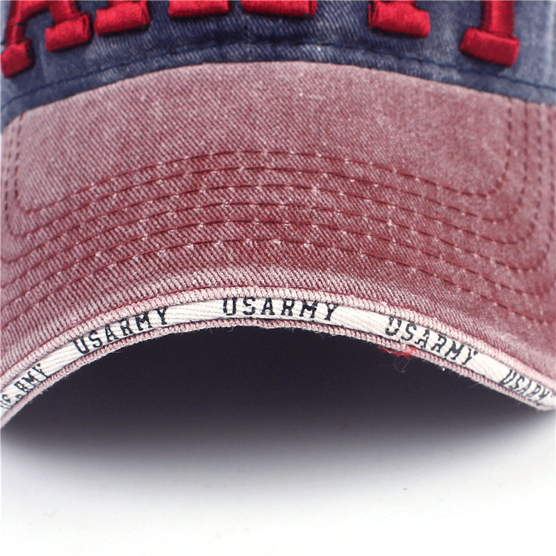 Washed Baseball Cap Eagle Eye Embroidered Cotton Hat display picture 4