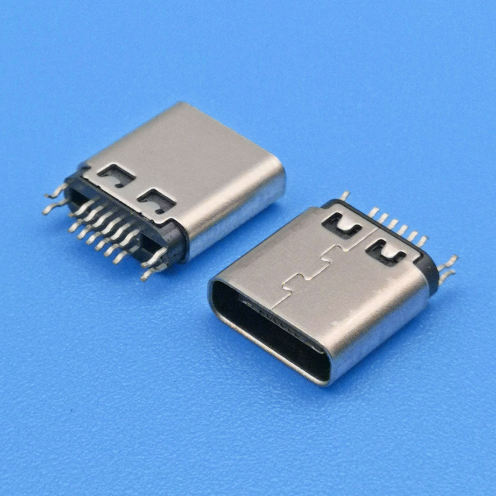 USB TYPE C母头 夹板式板厚0.6mm苹果乐视手机专用USB3.1C TYPE-阿里巴巴