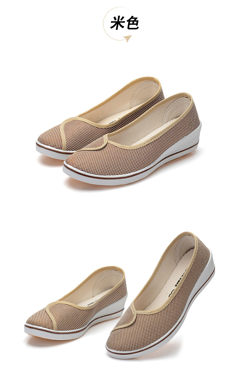 Mocassins femme en Toile - Ref 3440307 Image 21