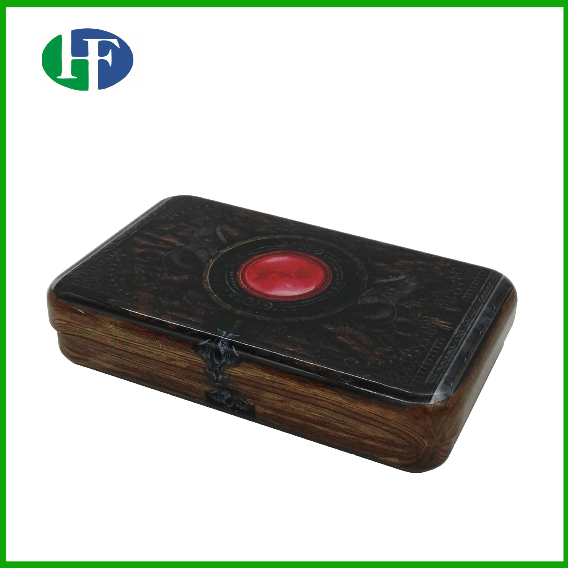 生产游戏卡片铁盒 首饰收纳盒 医疗医药急救铁盒 TIN BOX翻盖铁罐